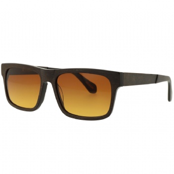 Rectangel Acetate Front Metal temple Sunglasses