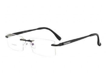 Rimless Designer man's metal Optical frame Glasses