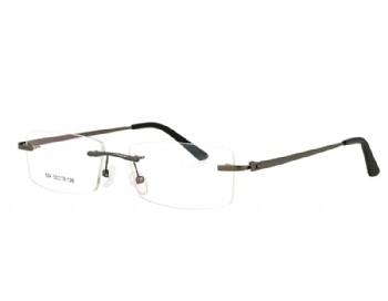 Rimless man's design metal Optical frame Eyewear