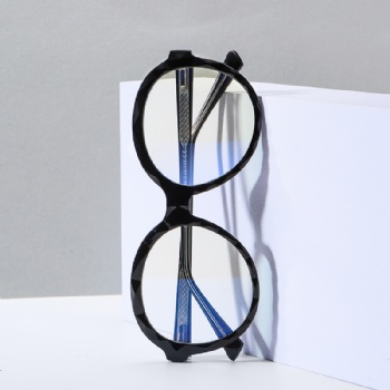 Round Optical frame TR90 CP Temple  Eyeglasses Spring Hinge