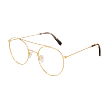 Round Pilot Metal Fashion Eyeglasses Optical Frame