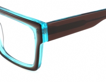 Thick Square Style Acetate Eyewear 3+2 Hinge