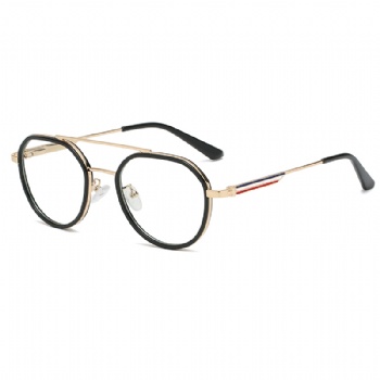 Unisex Aviator Optical frame Combination Eyeglasses Vintage Spring Hinge Eyewear