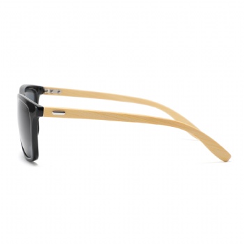 Unisex Natural Square Bamboo Hand Made UV400 Sunglasses