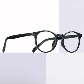 Unisex Oval Optical frame TR90 CP Mixed Eyeglasses Spring Hinge