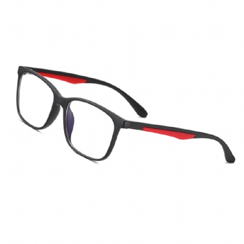 Unisex Rectangle Optical frame TR90 CP Mixed Eyeglasses Spring Hinge