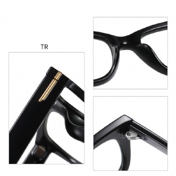 Unisex Wayfarer Optical frame TR90 Spring Hinge Eyeglasses Vintage Eyewear