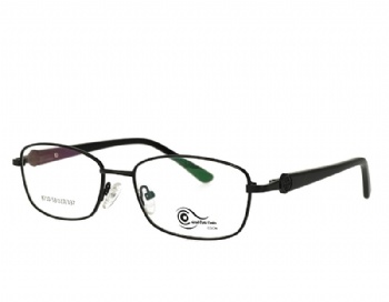 Unisex full rim stainless steel  metal eyeglasses