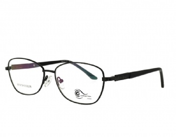 Unisex full rim stainless steel  metal eyeglasses