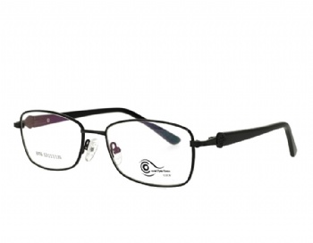 Unisex rectanglel stainless steel  metal eyeglasses