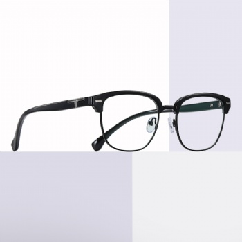 Vintage Retro Style Optical Frame Combination Eyeglasses