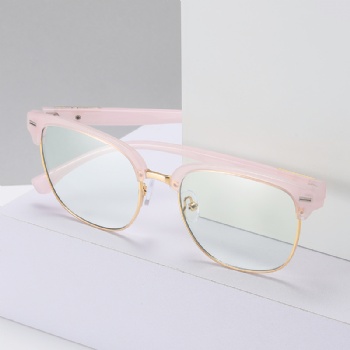 Vintage Retro Style Optical Frame Combination Eyeglasses