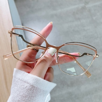 Womans Fashion Optical frame INS Cat Eye  Eyeglasses Spring Hinge