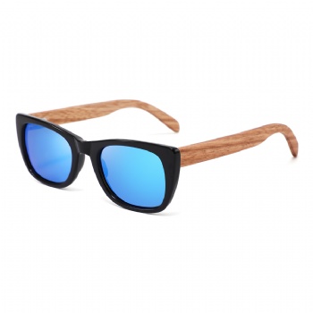 Woman's Natural Bamboo Wood Hand Made UV400 Polarized Sunglasses