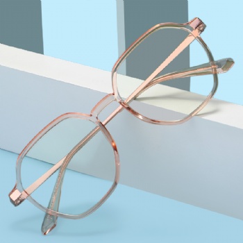 Unisex Hexagon Optical frame Combination Eyeglasses Vintage Eyewear